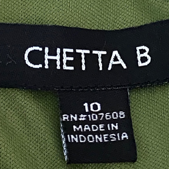 Chetta B Green Midi Dress - Picture 12 of 12